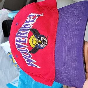 VTG 90S MARVEL COMICS WOLVERINE SNAPBACK CAP